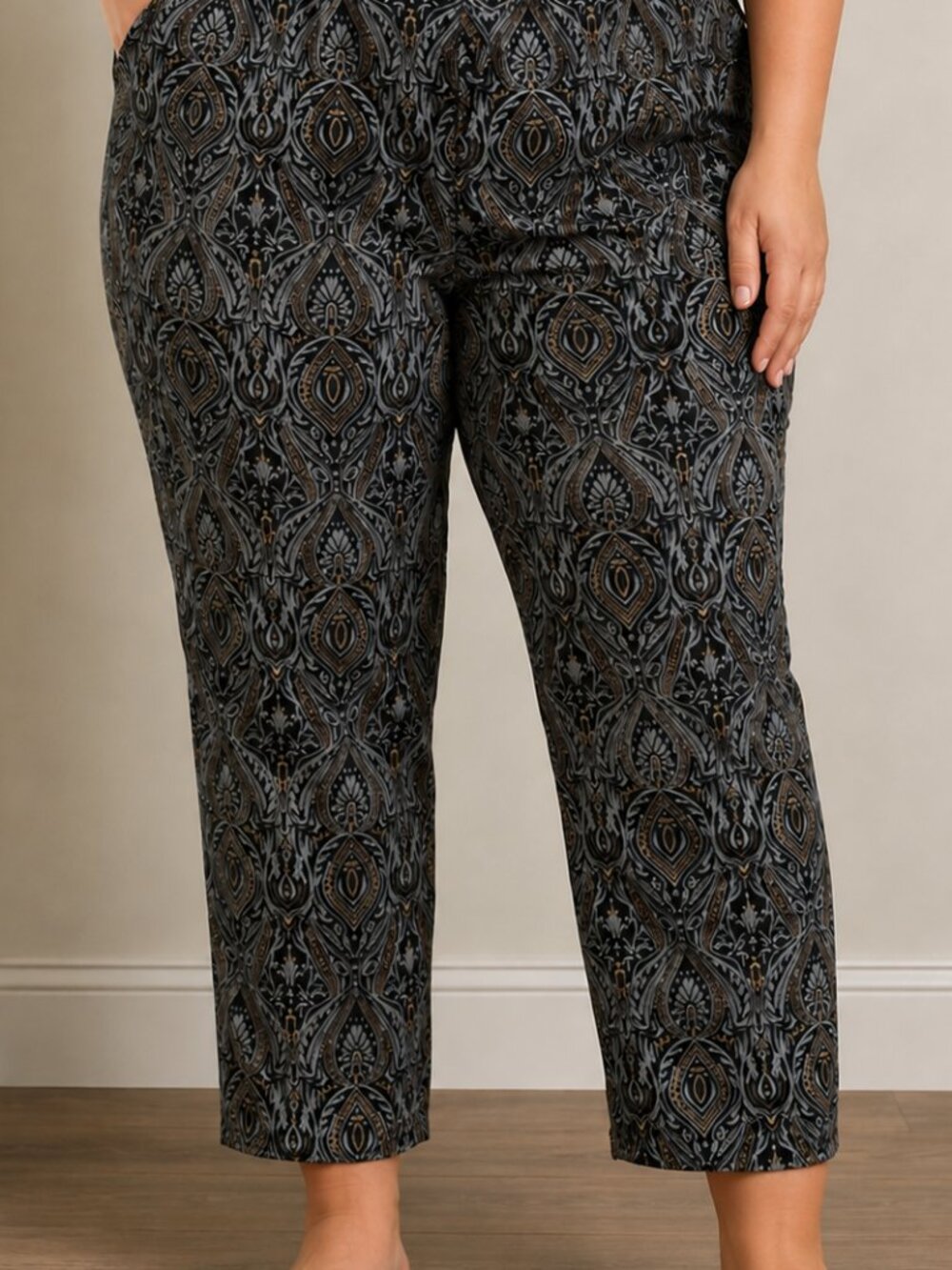 Lord & Taylor Kelly Ankle Slack 18W Plus Size Curvy